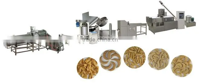 popular fired food/corn chips processing line