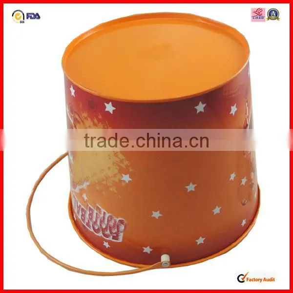 manufactory colored handle galvanized colored tin buckets