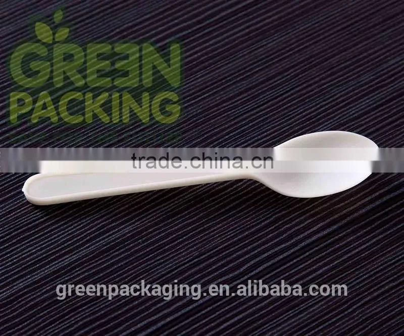 Corn starch original color plastic cutlery