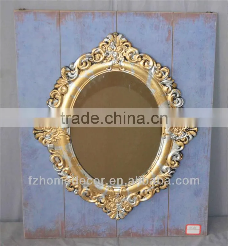2016 French style unique wall decorative mirror baroque style Vintage mirror