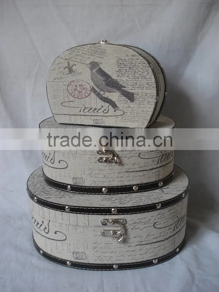 2017 new style antique bottle wooden crate with silk-screen printing