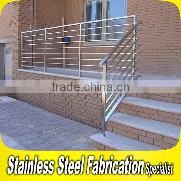 Decoration 304 316 Stainless Steel Outdoor Stairs Handrail
