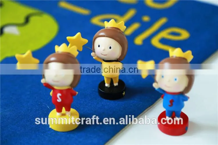 lovely little prince resin figurine for car