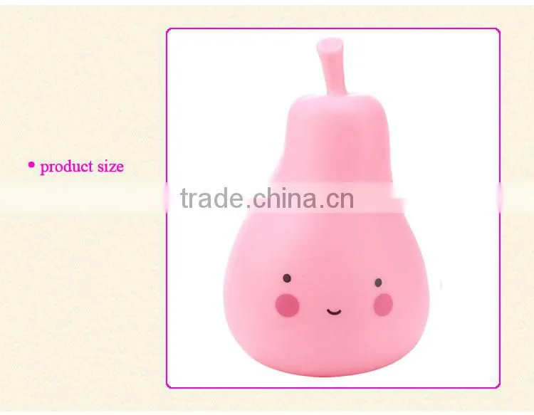 fruit series pear shaped unique fancy led light night