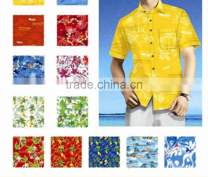 T/C 65/35 short sleeve hawaiian shirts