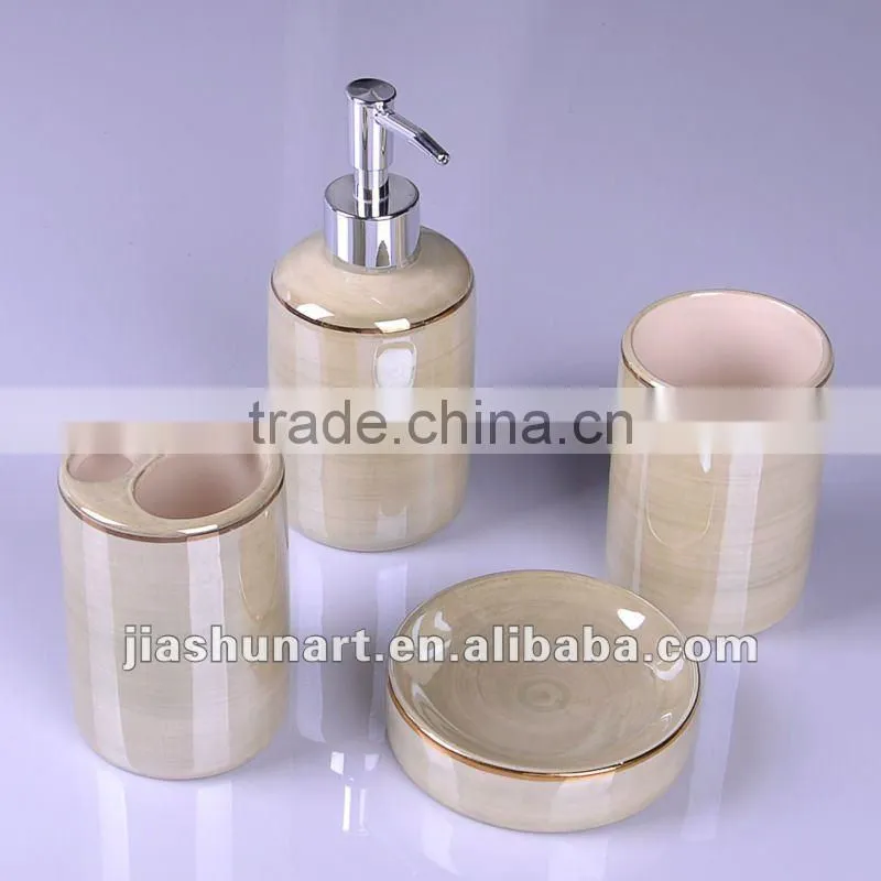 Ceramic 4 Piece Bath Set bathroom stuff