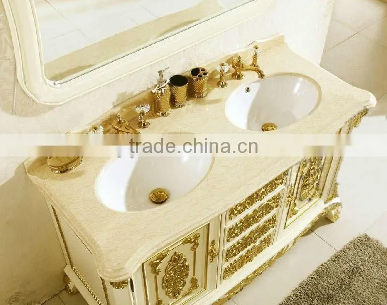 Luxury Bathroom Cabinet,Hand Carved Mirror Cabinet,Bathroom Vanity Cabinet,Wood Bathroom Cabinet;Bathroom Furniture(BF08-4029)