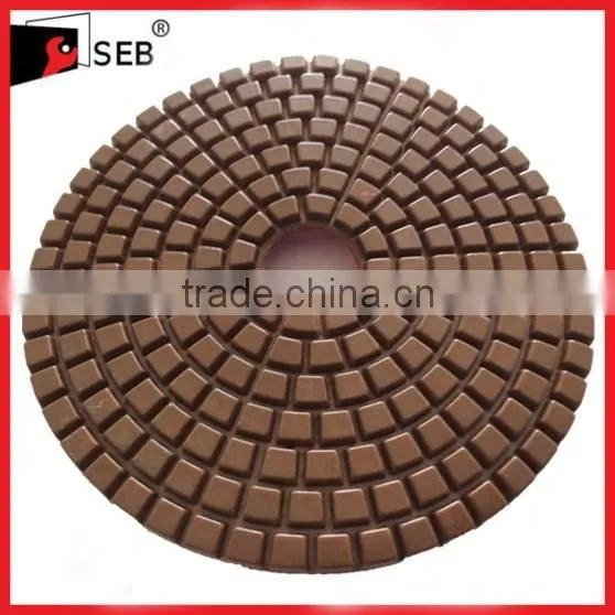 100mm polishing pads for concrete wet SEB-PP110679