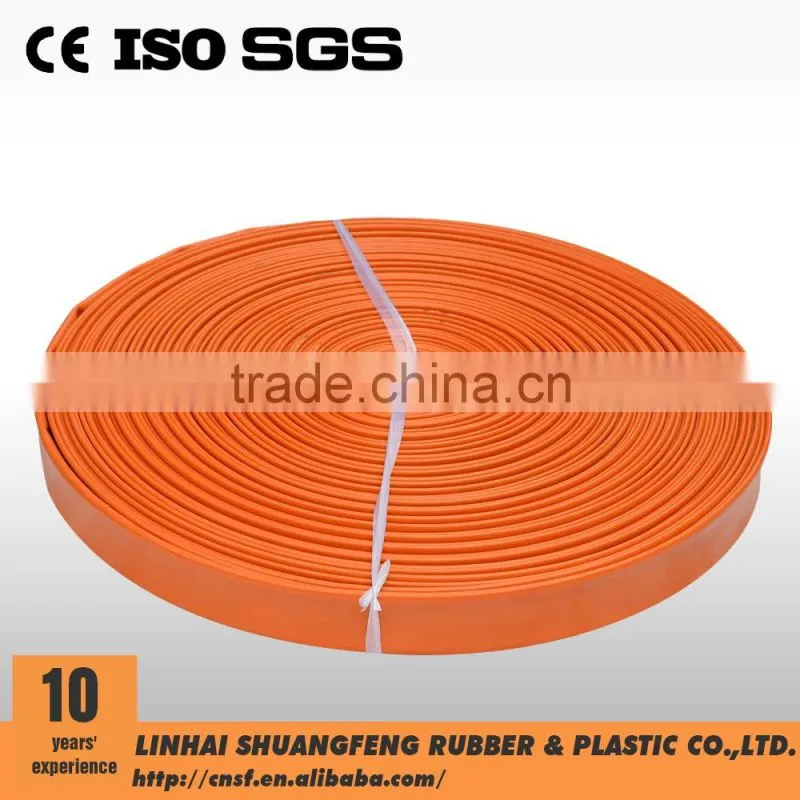 High strengthen PVC layflat hose/ pvc flexible hose made in China