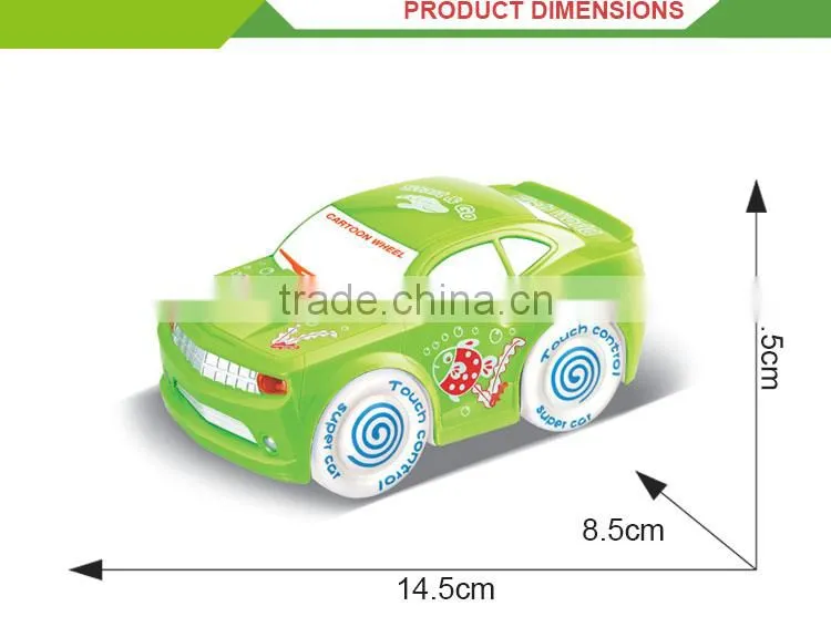 Newest product battery operated plastic gear toy car