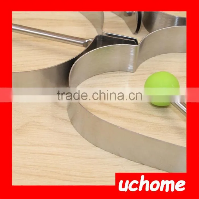 UCHOME Round DIY Thicken Stainless Steel Heart Shape Omelette Pancake Cake Molds Fried Egg Gadgets Cheap Kitchen Cooking