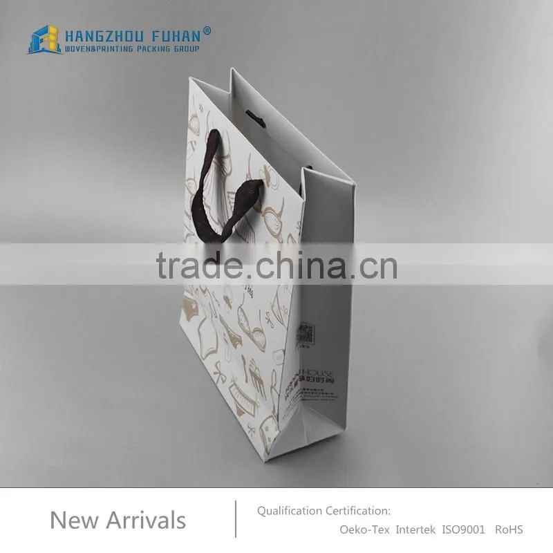 Full Color Printed Paper Gift Bag Wholesale,Promotional Paper Bags