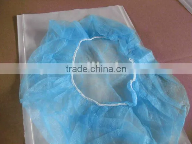 SMS nonwoven bouffant cap, disposable bouffant cap, pp surgical bouffant cap