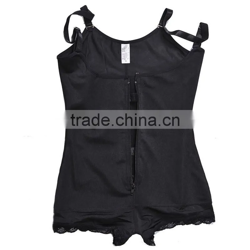 2017 Shuoyang Wholesale Cheap Shapewear Ultra Slim Body Shaper with Open Crotch