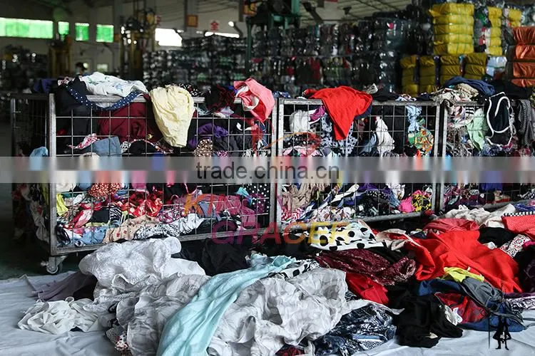 Gracer Stock Europe style Bales 100kg Ladies Cotton Dress Used Designer Clothes