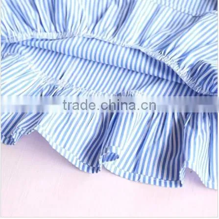Fashionable wholesale girls clothing stripe tassles designer one piece mother daughter matching western style dress