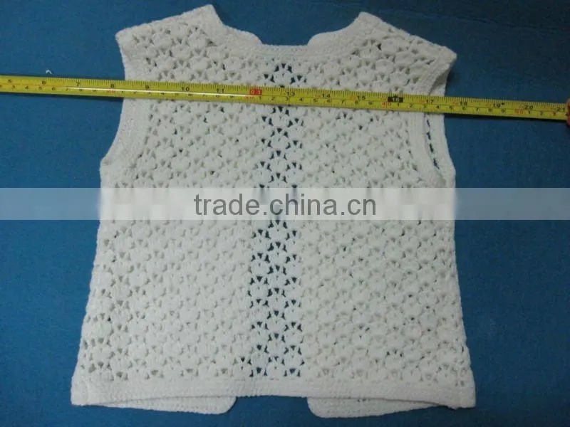 Kids cotton sweater/crochet kids vest