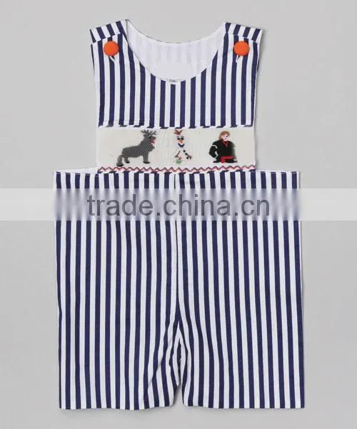 Frozen smocked boy longall for infant toddler 2014