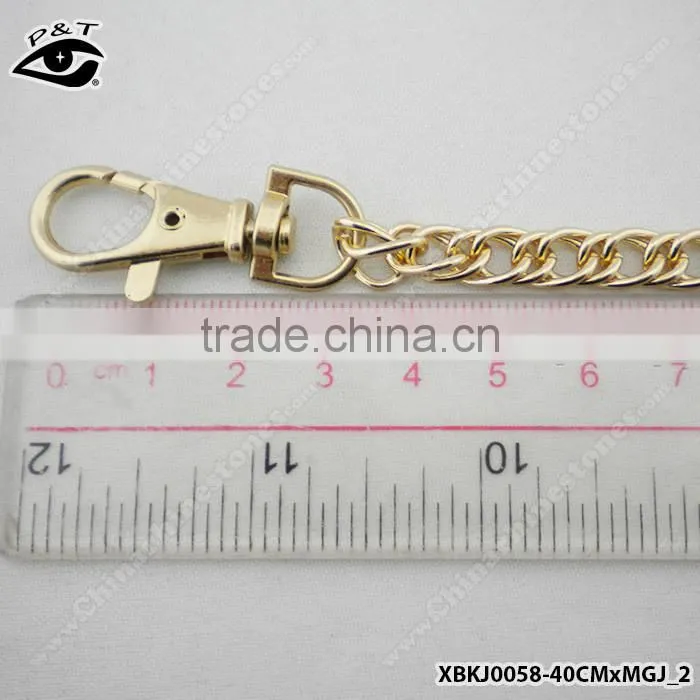 40cm Rose Gold Color metal chain for handbag shoes jewelry