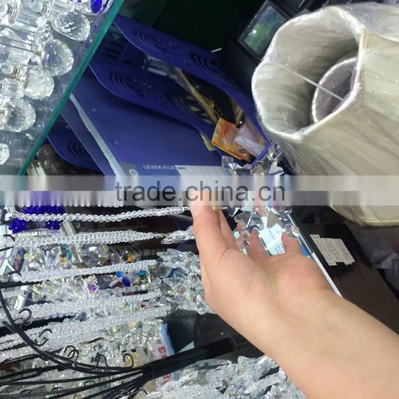 Crystal Snowflake Christmas Ornaments For Hanging Decoration