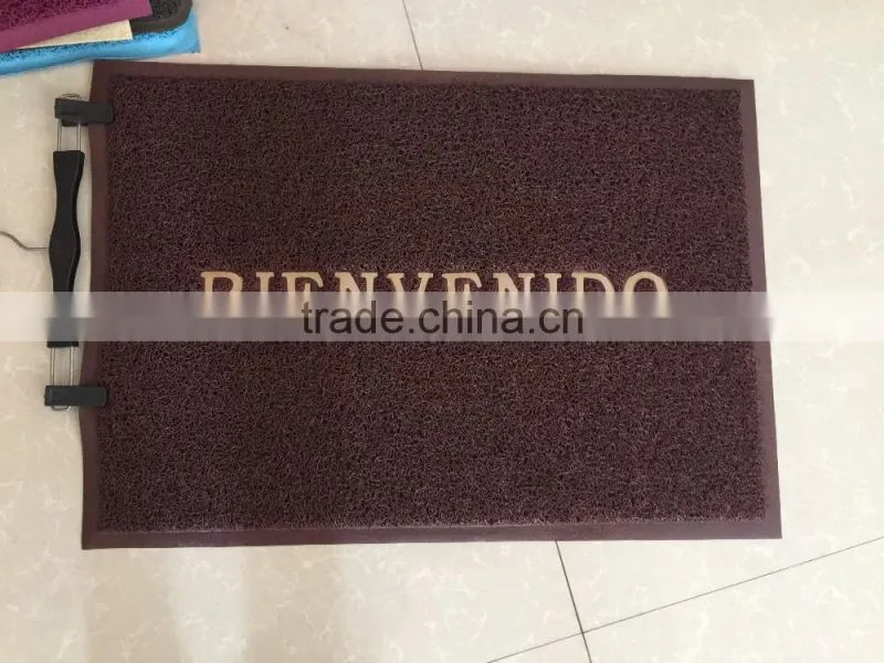 Good quality Waterproof custom logo pvc coil plastic floor carpet price