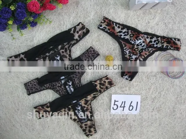 leopard print sexy g-string