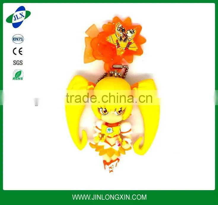 Anime PVC Figure Toy promotion key chain