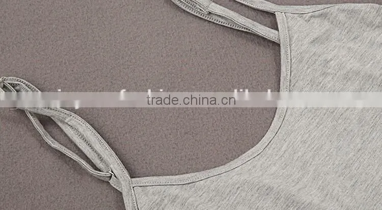Wholesale Sleeveless Sexy Spaghetti Strap Backless Solid Color Tank Top Blouse Ladies Plus Size Tops