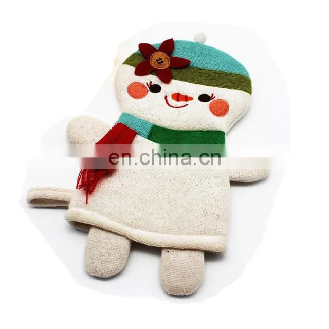 Baby Shower Gifts Terry Cloth Animal Shaped Bath Puppets Gloves Baby Wash Mitt