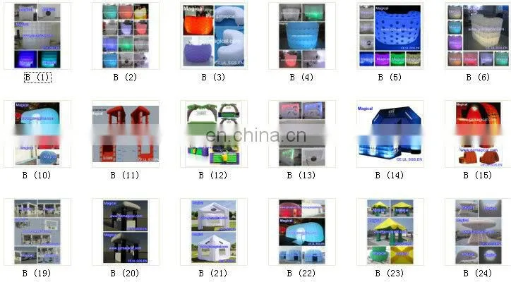 Inflatable Party/Wedding Tent with LED lighting