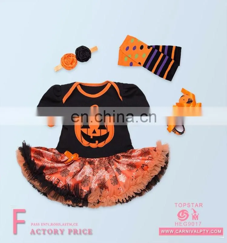 2017 summer baby Girls cotton birthday party dresses set china baby girl party dress