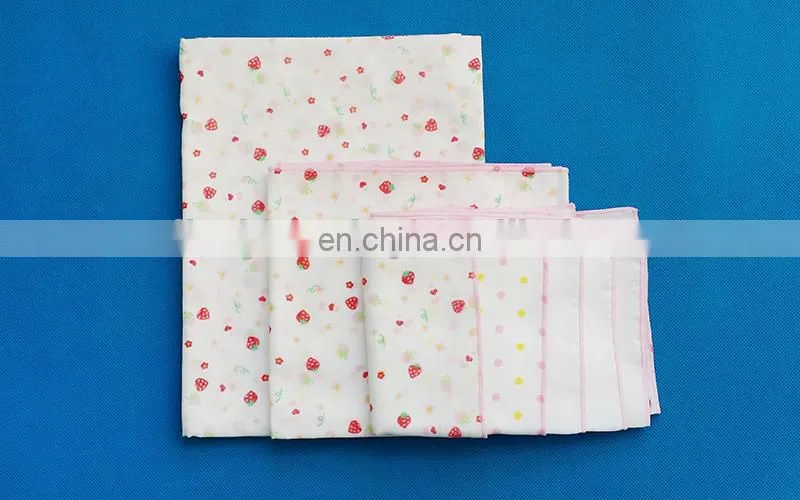 100% cotton breathable and washable newborn baby gauze diaper kit