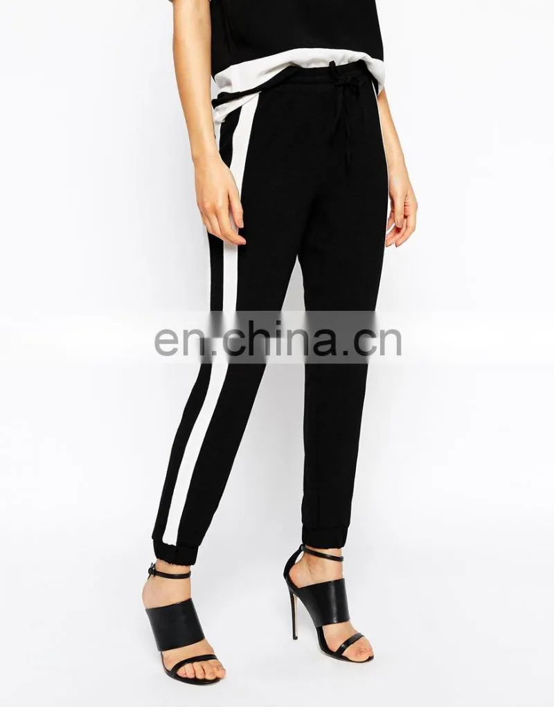Yihao trade assurance Wholesale New fashion Contrast color Relaxed safety Jogger pants