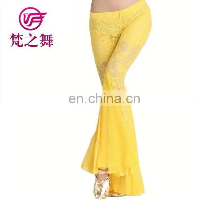 Egyptian professional belly dance lace pants for sale K-4004#