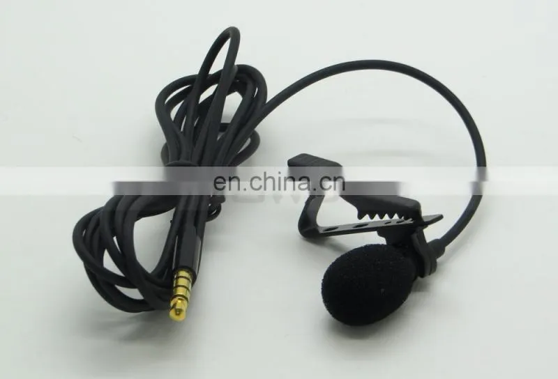 Lavalier Lapel Clip-on Recording Microphone for IOS Devices Android Devices Desktop Computer and Cameras
