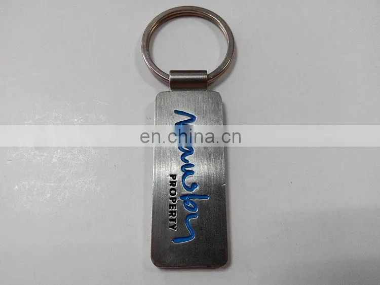 Custom mental key chain zinc alloy car key chain