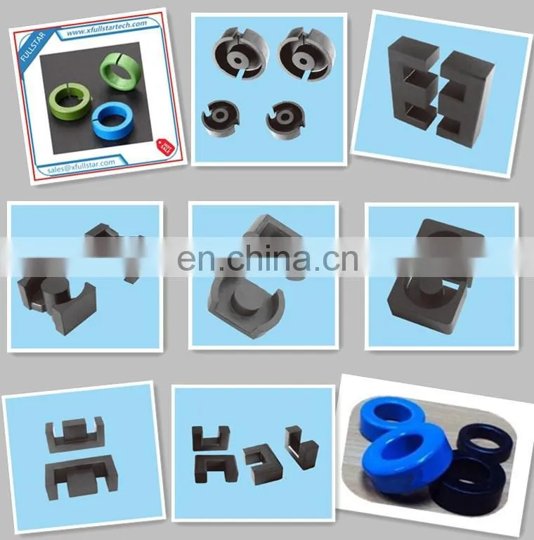EE/EI/EFD/EPC/PQ/RM Mn-zn Magnetic Soft Powder Ferrite Core For High Frequency Transformer Core