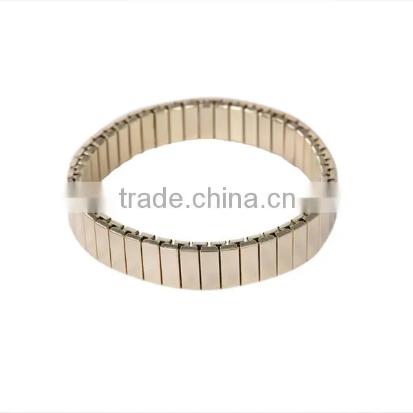 2015 fashion elastic Stainless Steel slap Bracelet
