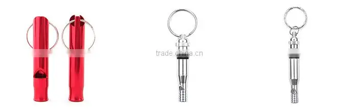 China wholesale new arrival top quality metal whistle key finder