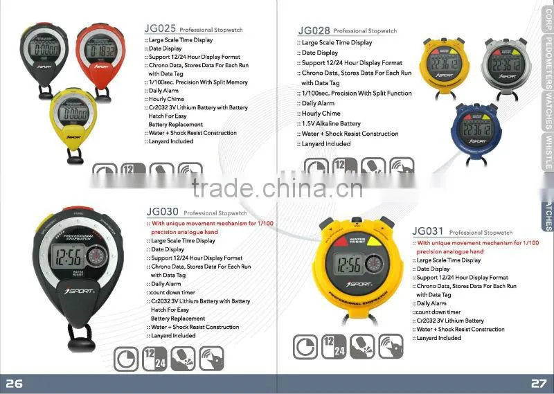 Professional Timer Mini Digital Stopwatch With Lanyard