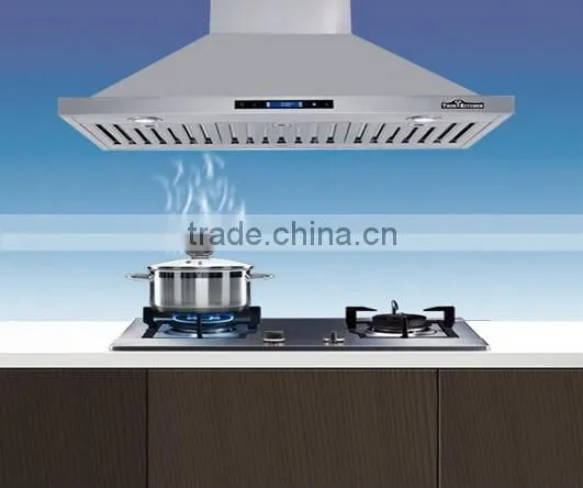 stainless steel island range hood