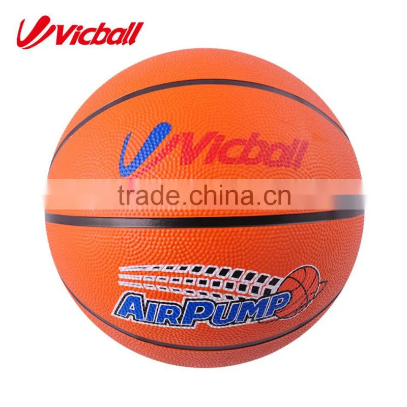 colorful rubber basketball
