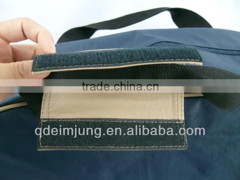 promotional durable pu travel bags men trolley bag