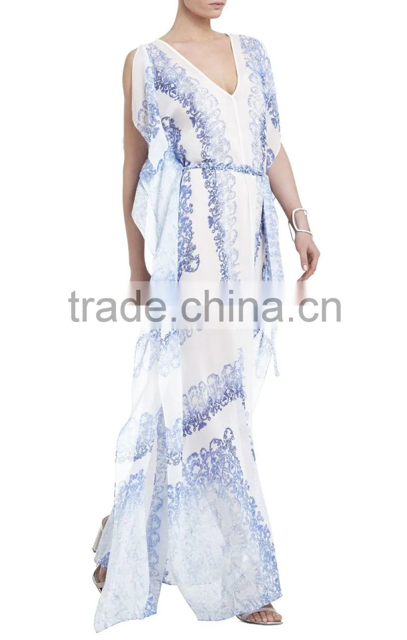2015 Customized Summer Plus Size lady long dress