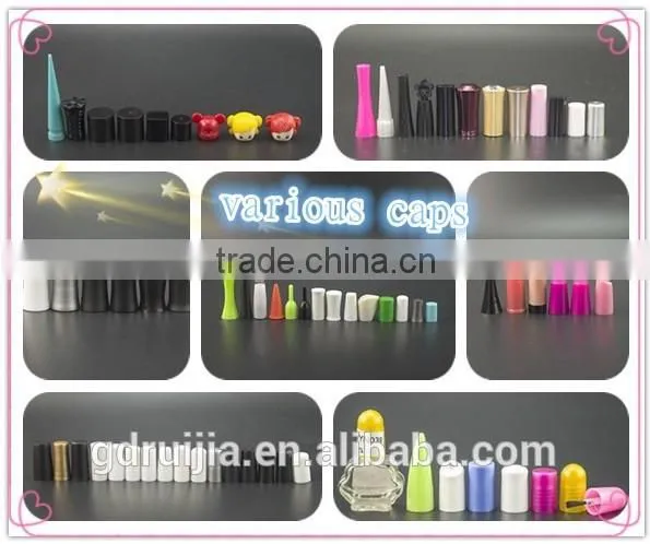 double nail polish bottle 12ml nail polish glass bottles