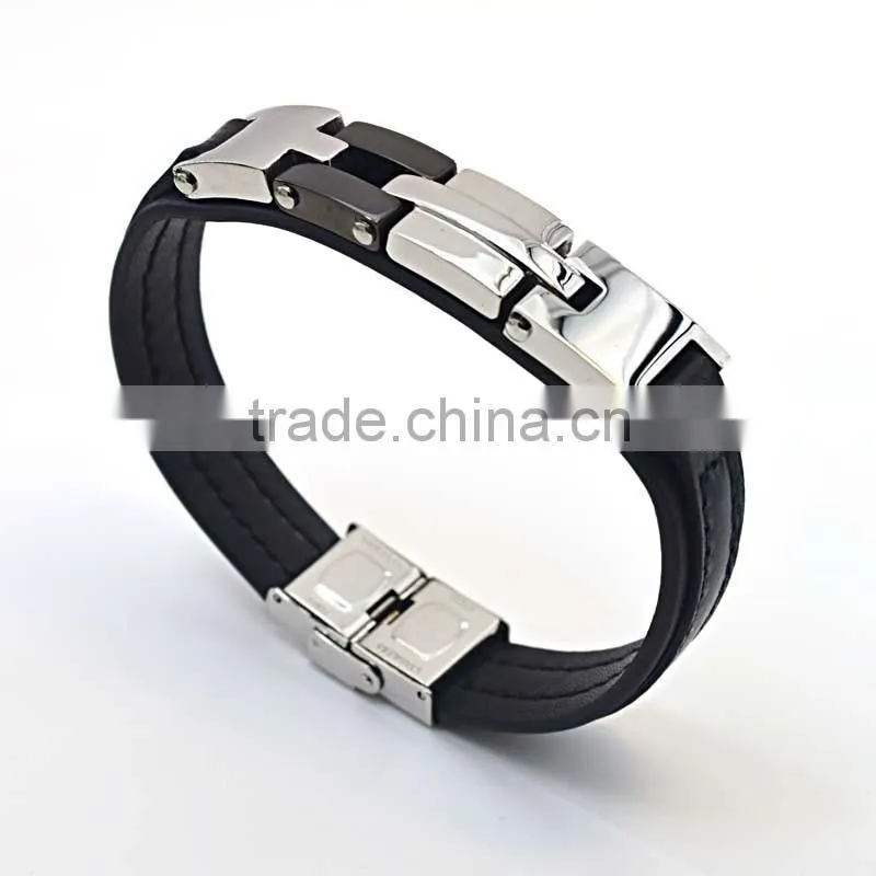 china jewelry wholesales leather fashion bracelet