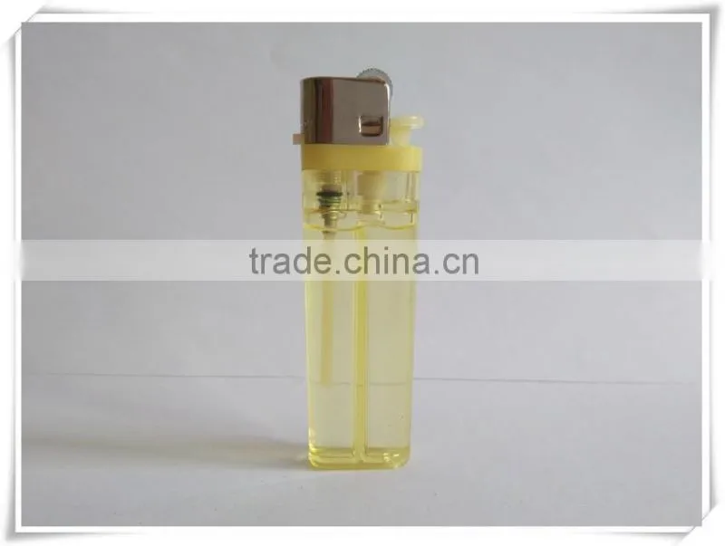 Cheapest classic plastic lighter transparent flint lighter FH-003 with butane gas