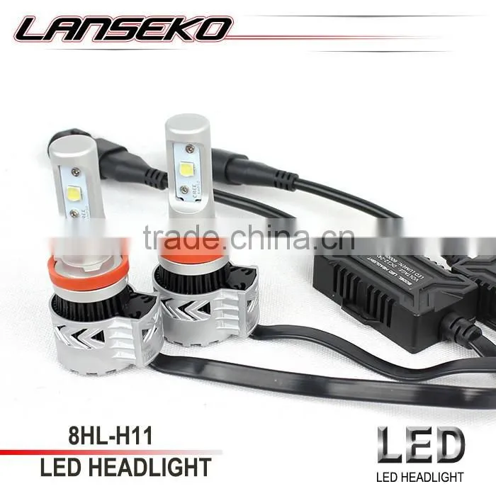 Two years warranty car accessories 6000LM 36W 12v led auto headlamp h11
