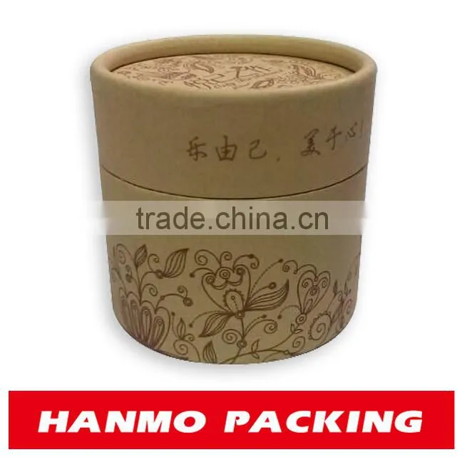 Handmade gift paper round box including wine cosmetic chocolate factory supply