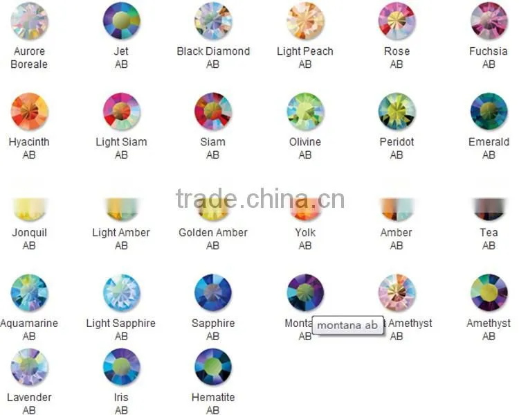 Different shapes of Wedding clothes sew-on crystal stones